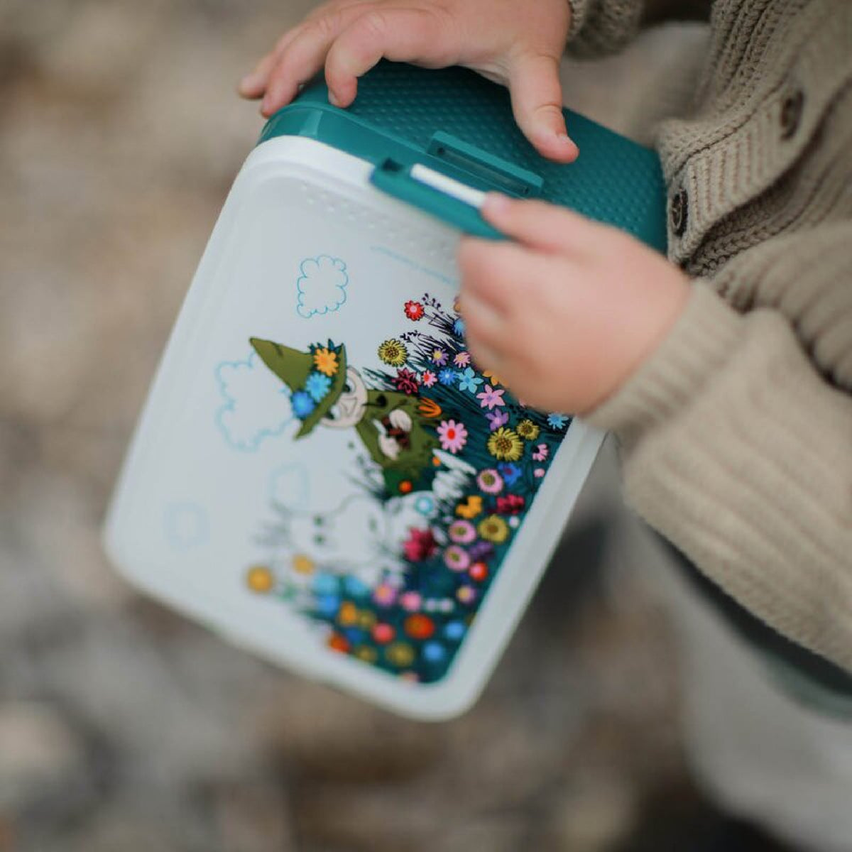 Moomin Meadow Lunchbox Green
