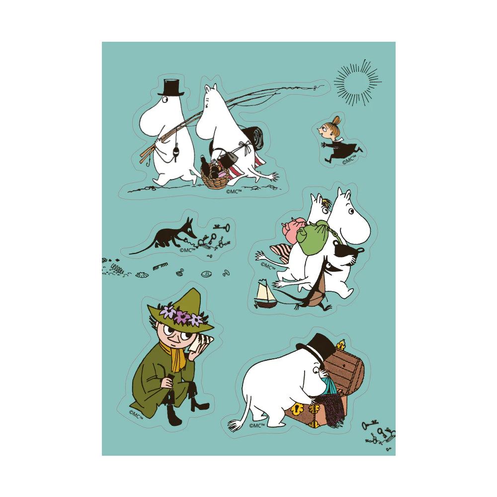 Moomin Trip Sticker Postcard