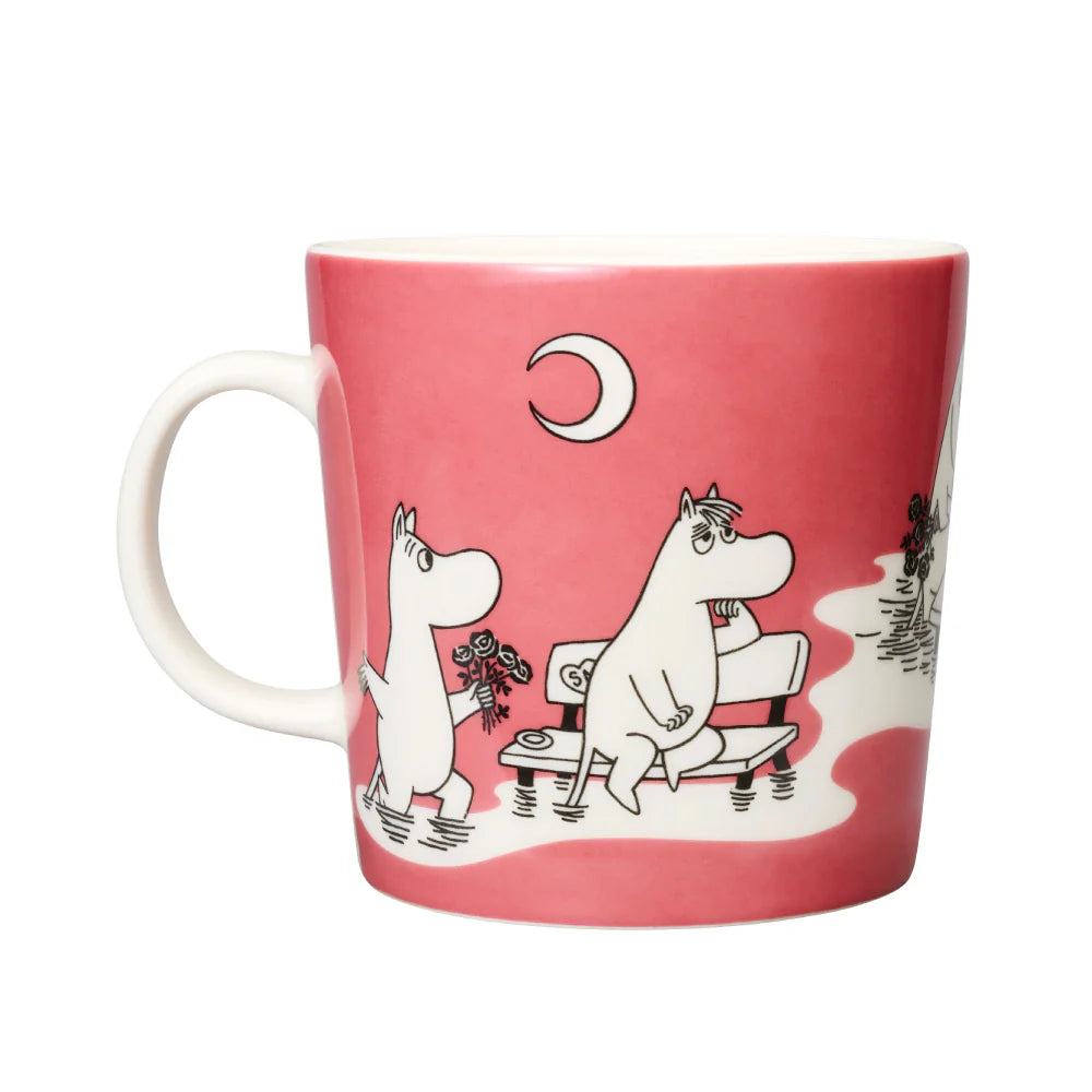 Moomin Green & Rose Mugs 0.4 L Bundle