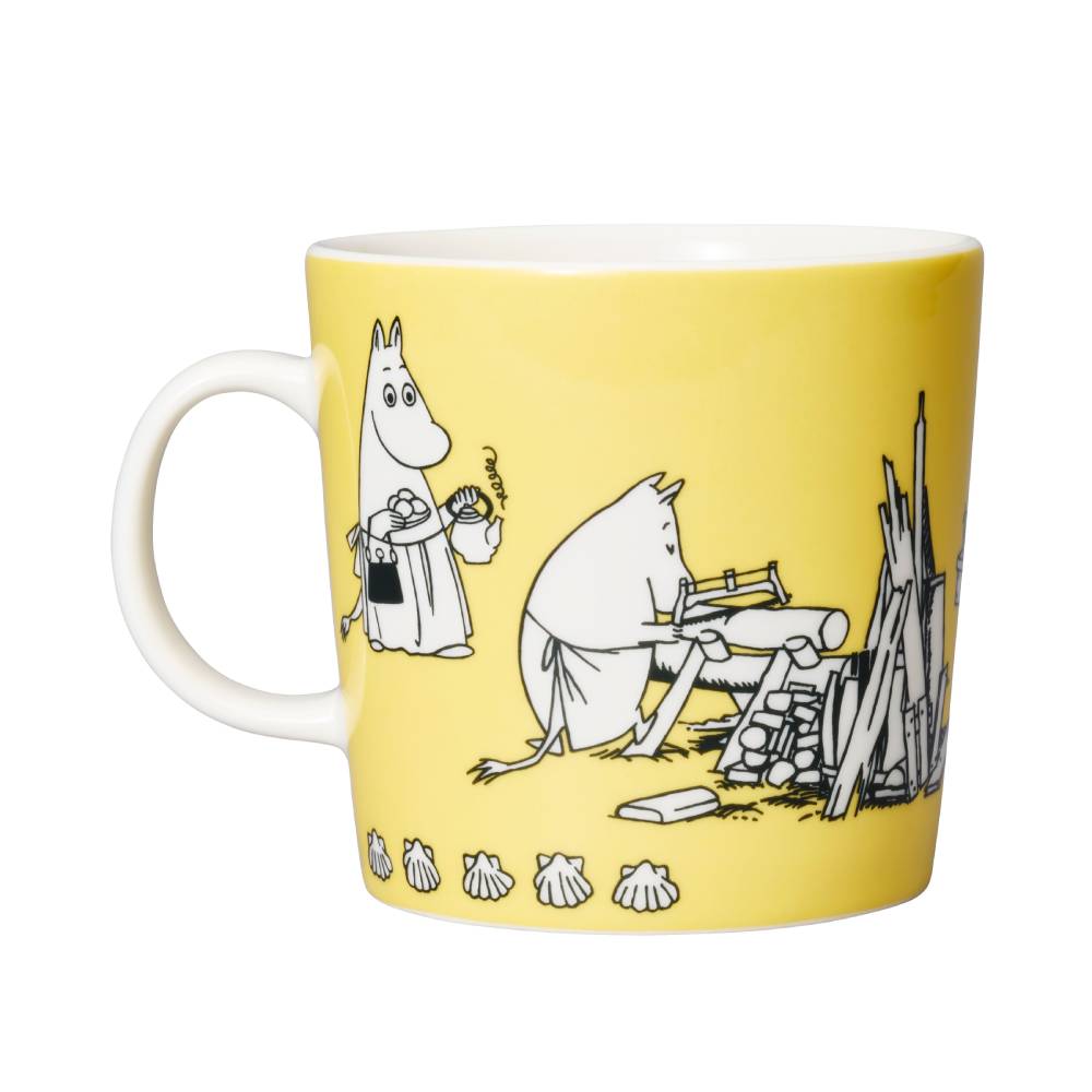 Moomin Blue & Yellow Mugs 0.4 L Bundle