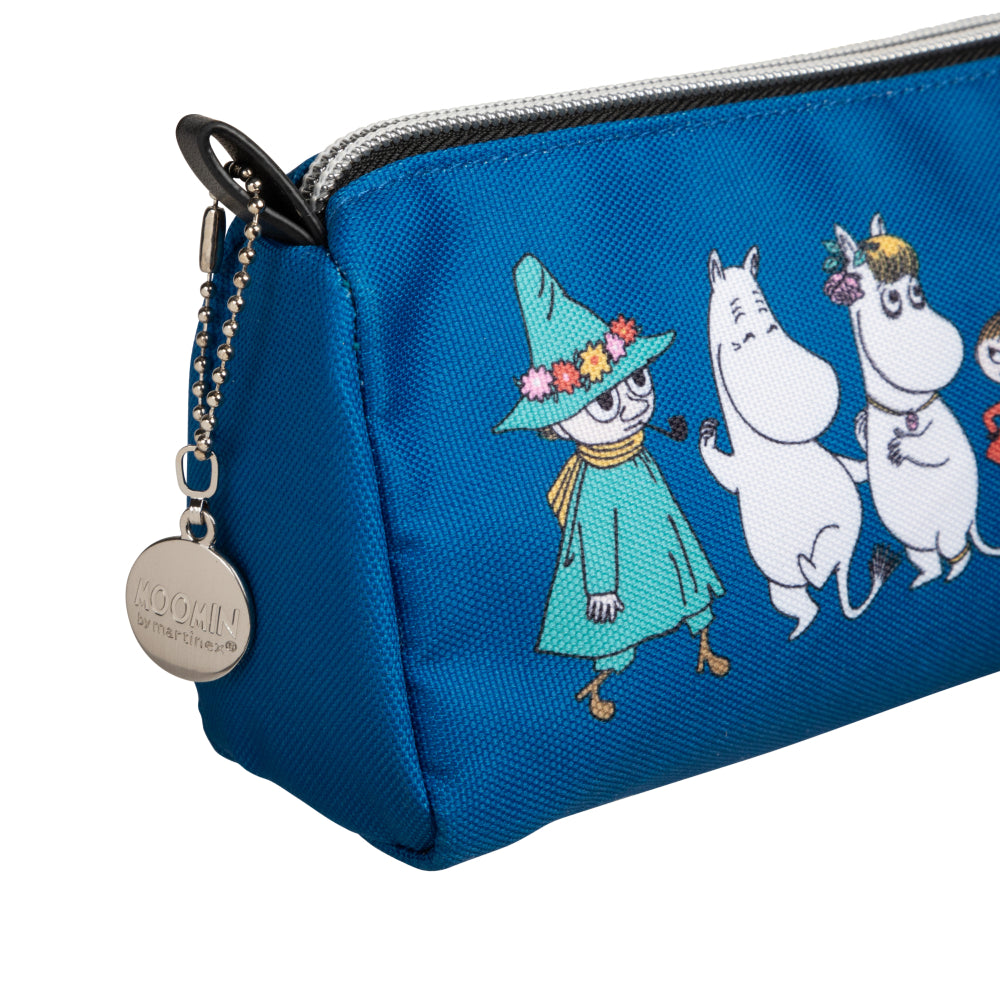 Moomin Friends Pencil Case Blue