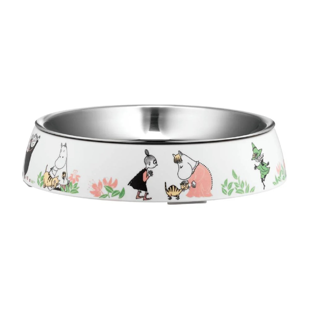 Moomin For Pets Cat Bowl White