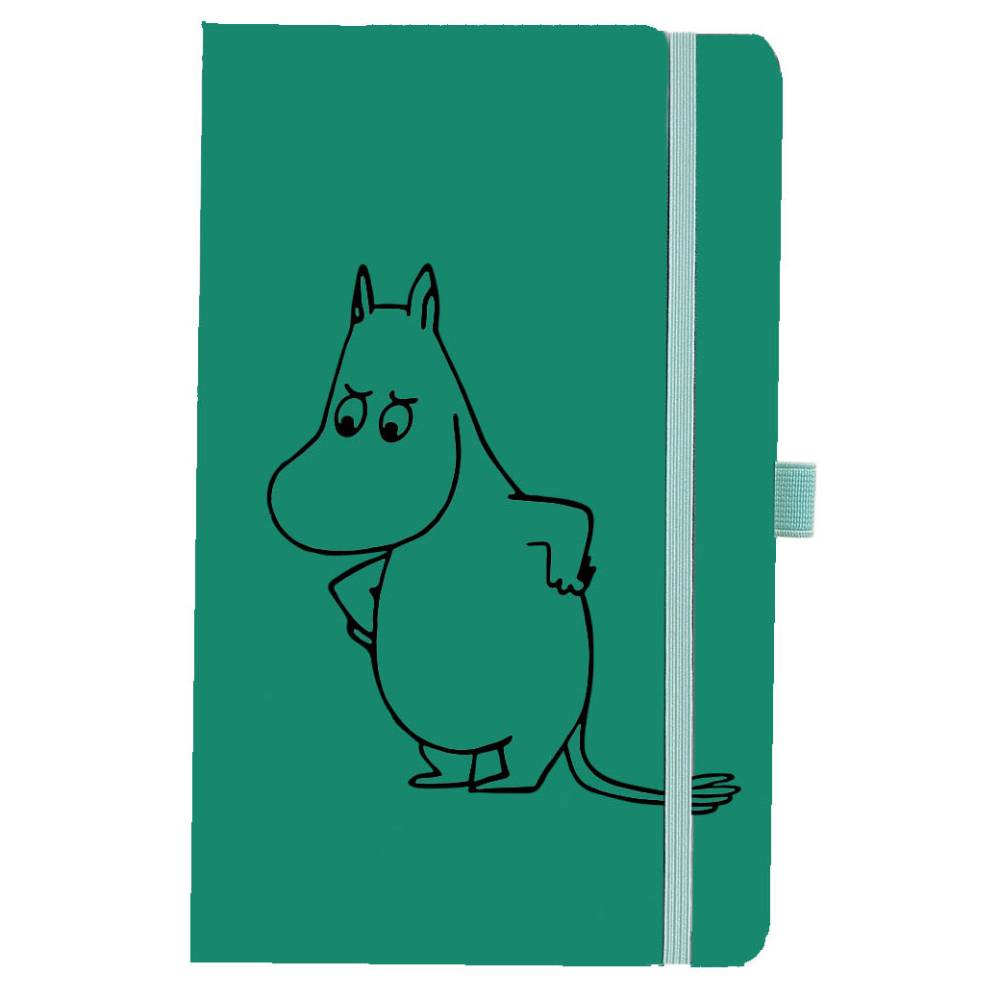 Moomin 80 Notebook  A5 Moomintroll  Green