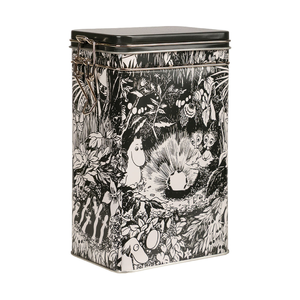 Moomin Ruby Coffee Tin Black And White
