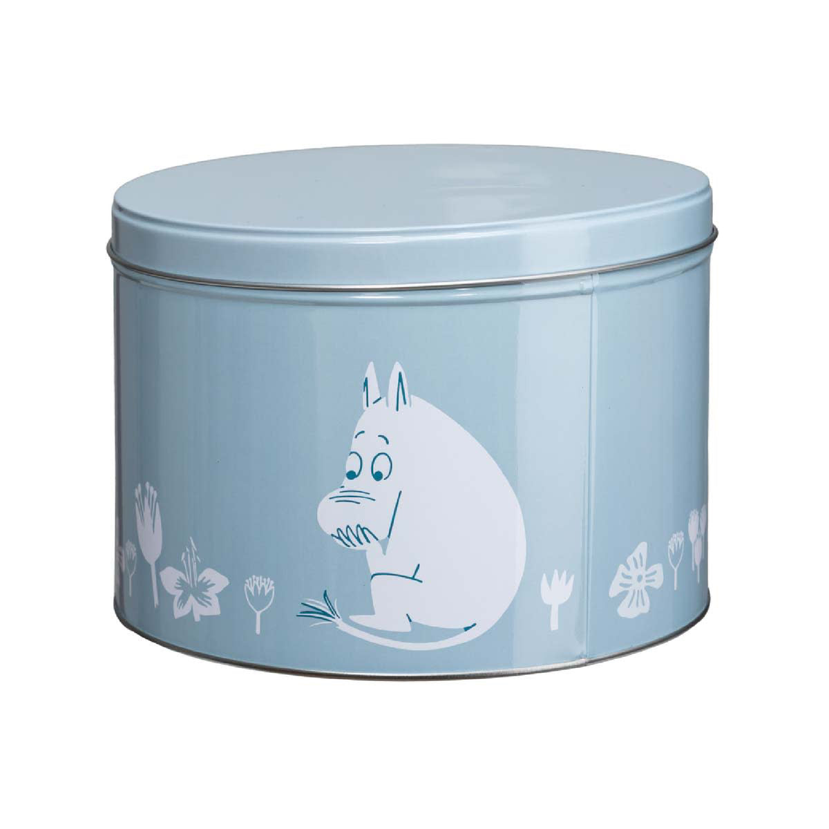 Moomin Stackable Tin  Moomintroll Blue