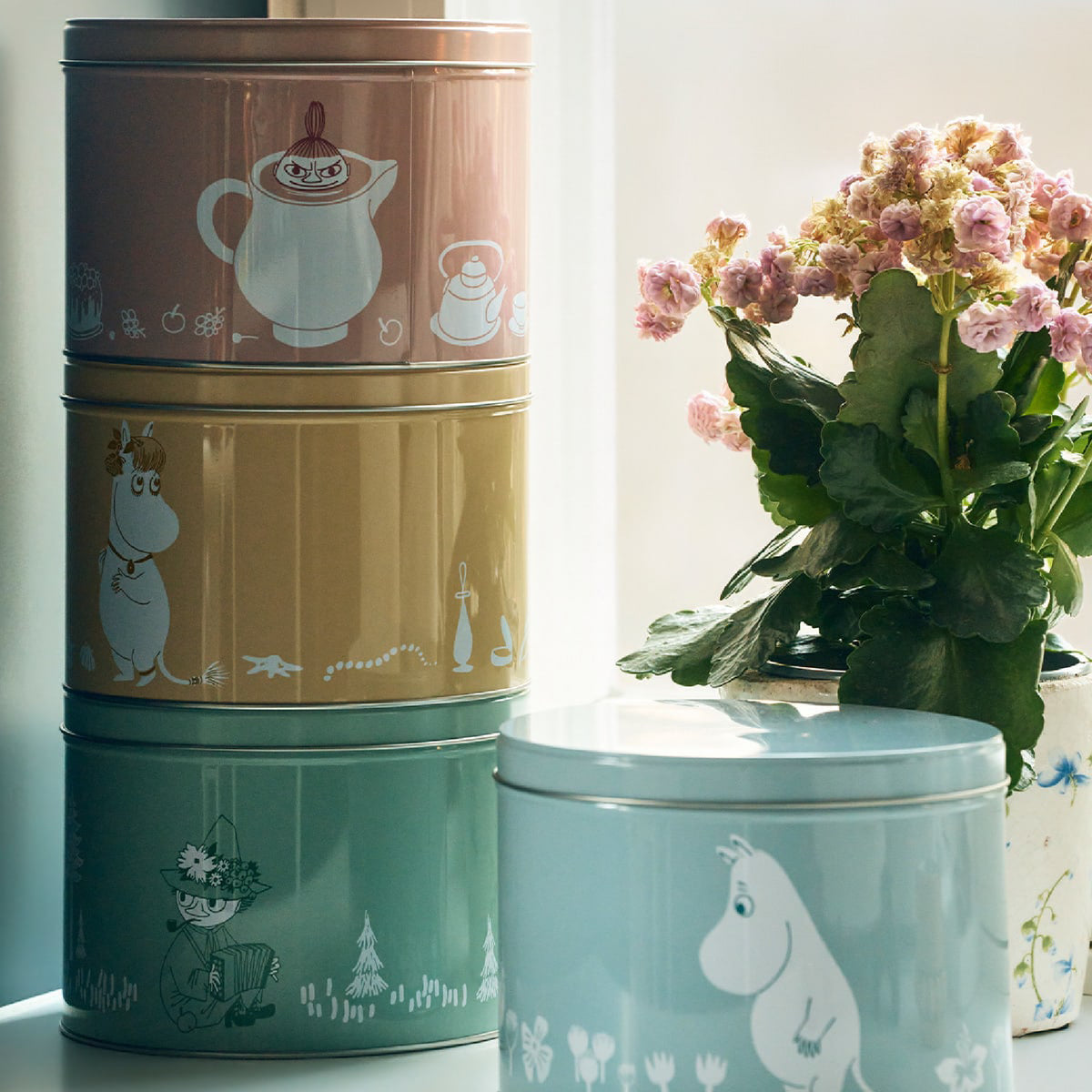 Moomin  Stackable Tin Snufkin Green
