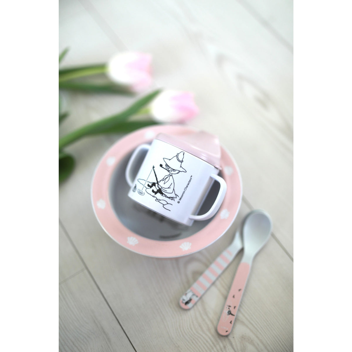 Moomin Water &amp; Bath Drinking Mug Pink