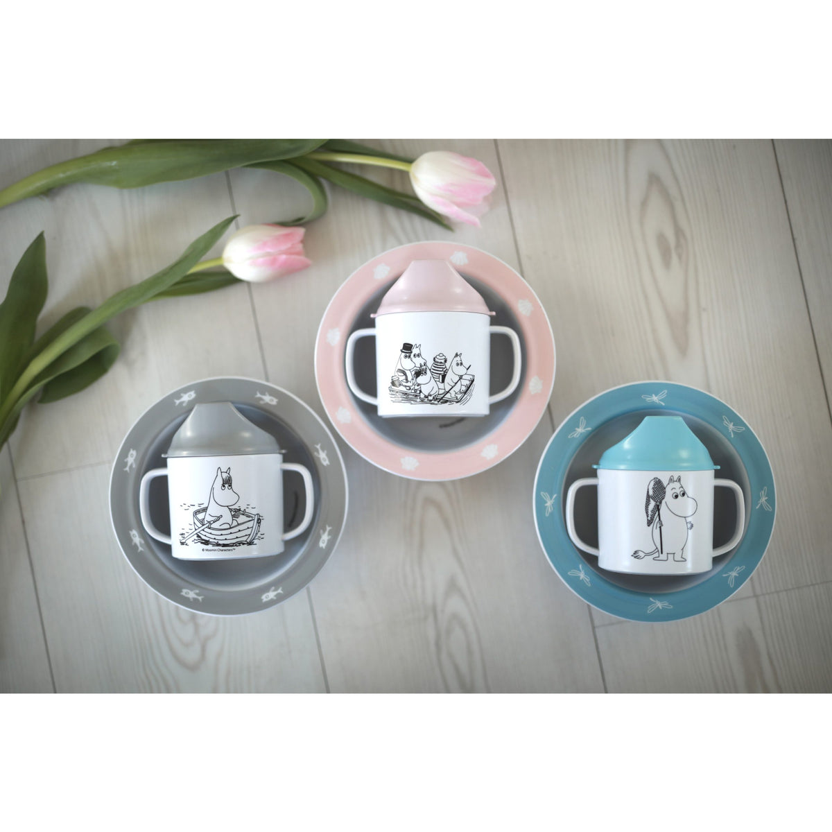 Moomin Water &amp; Bath Drinking Mug Pink