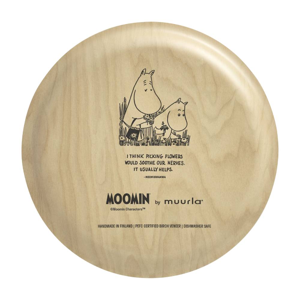 Moomin Flowers Tray Yellow Ø 25 cm