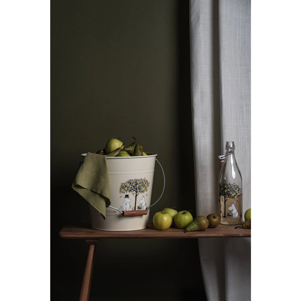 Moomin bucket Apples 10L
