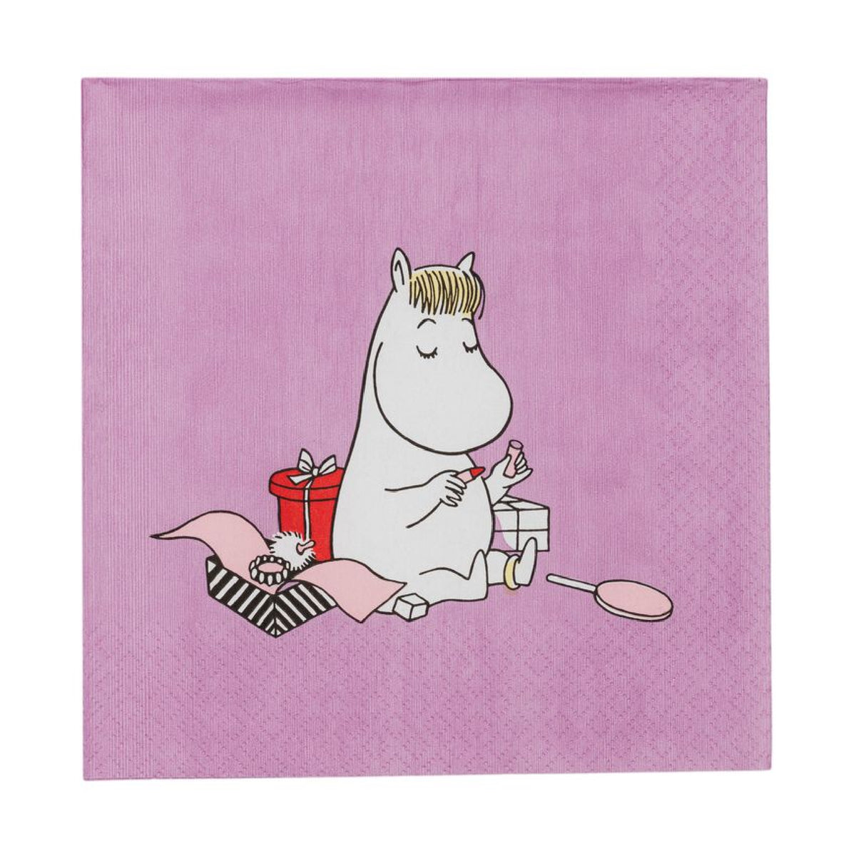 Moomin Napkins Snorkmaiden Lilac 33 cm