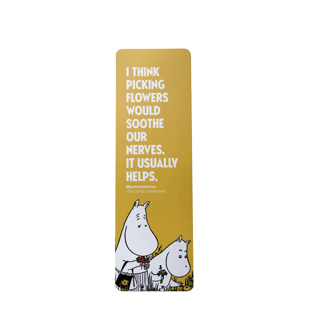 Moomin Bookmark - I Think Picking Flowers - Half Moon Bay