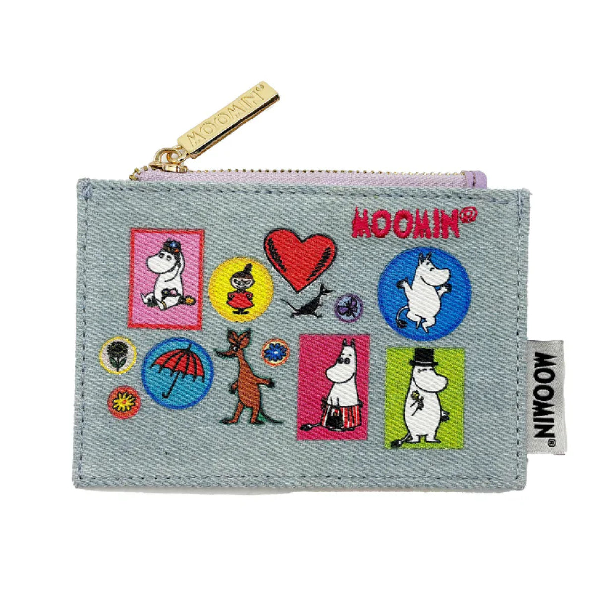 Moomin Denim Zip Purse