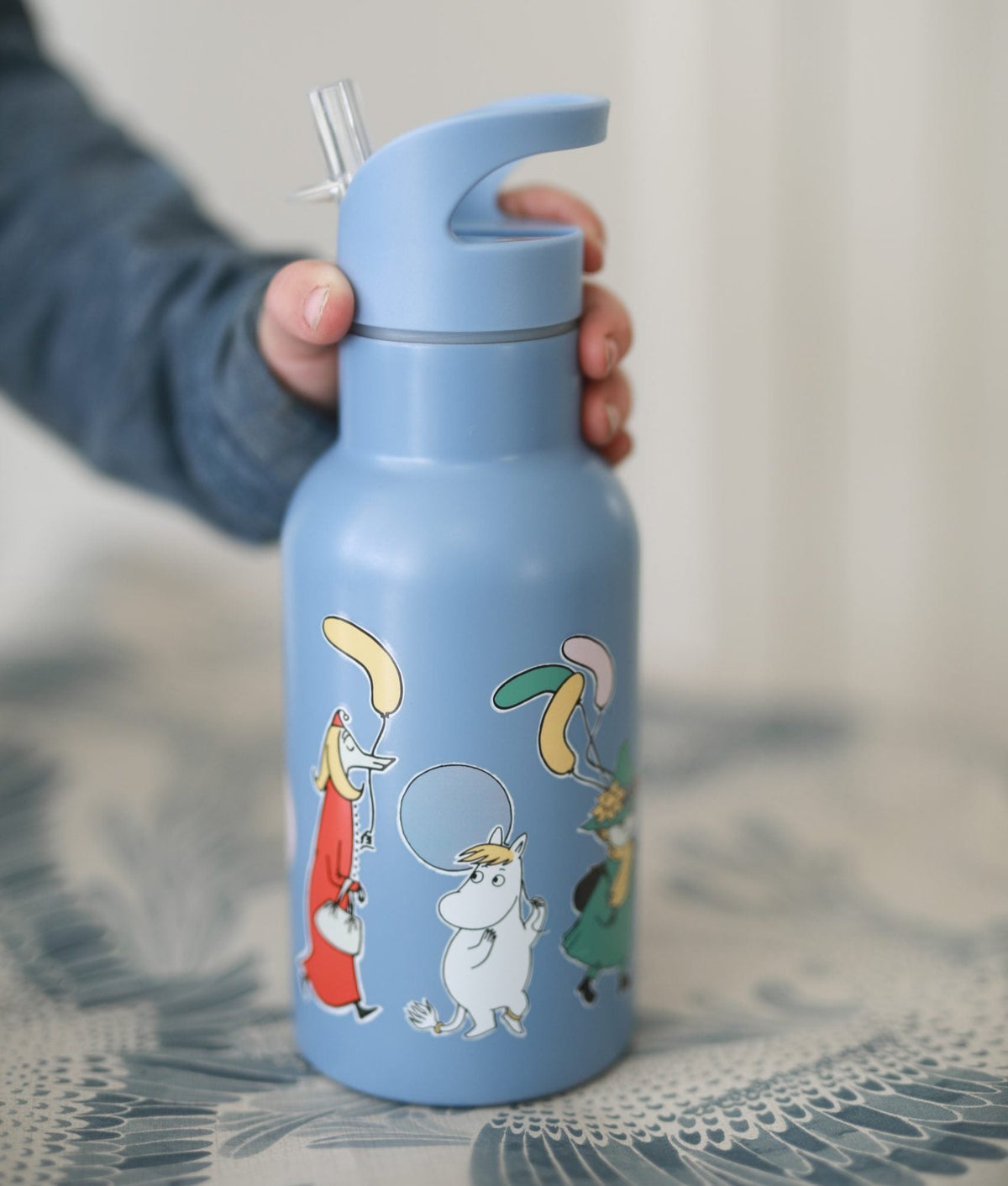 Moomin Festivities Water Bottle Blue