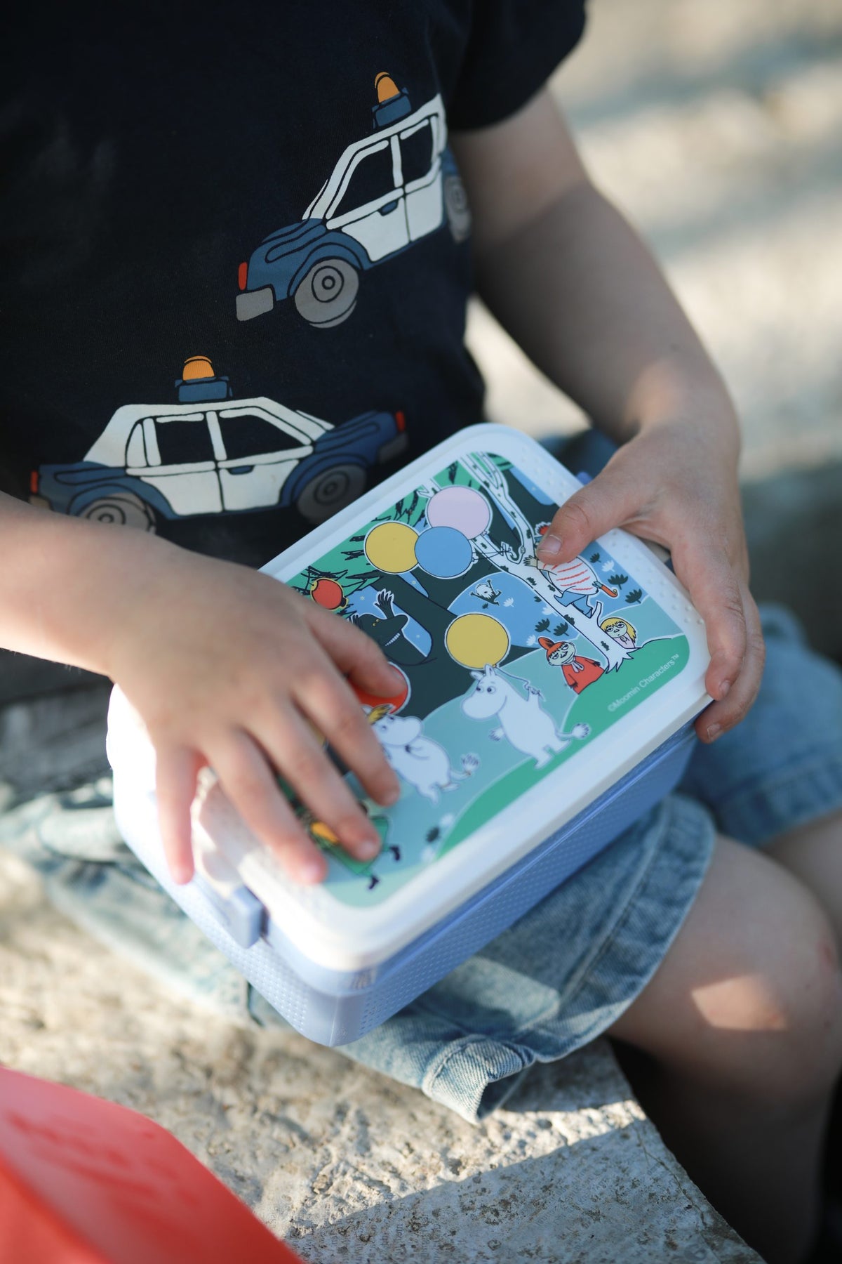 Moomin Festivities Lunchbox Blue