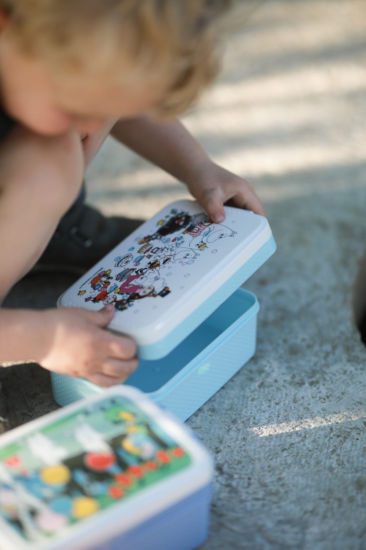 Moomin Festivities Lunchbox Blue