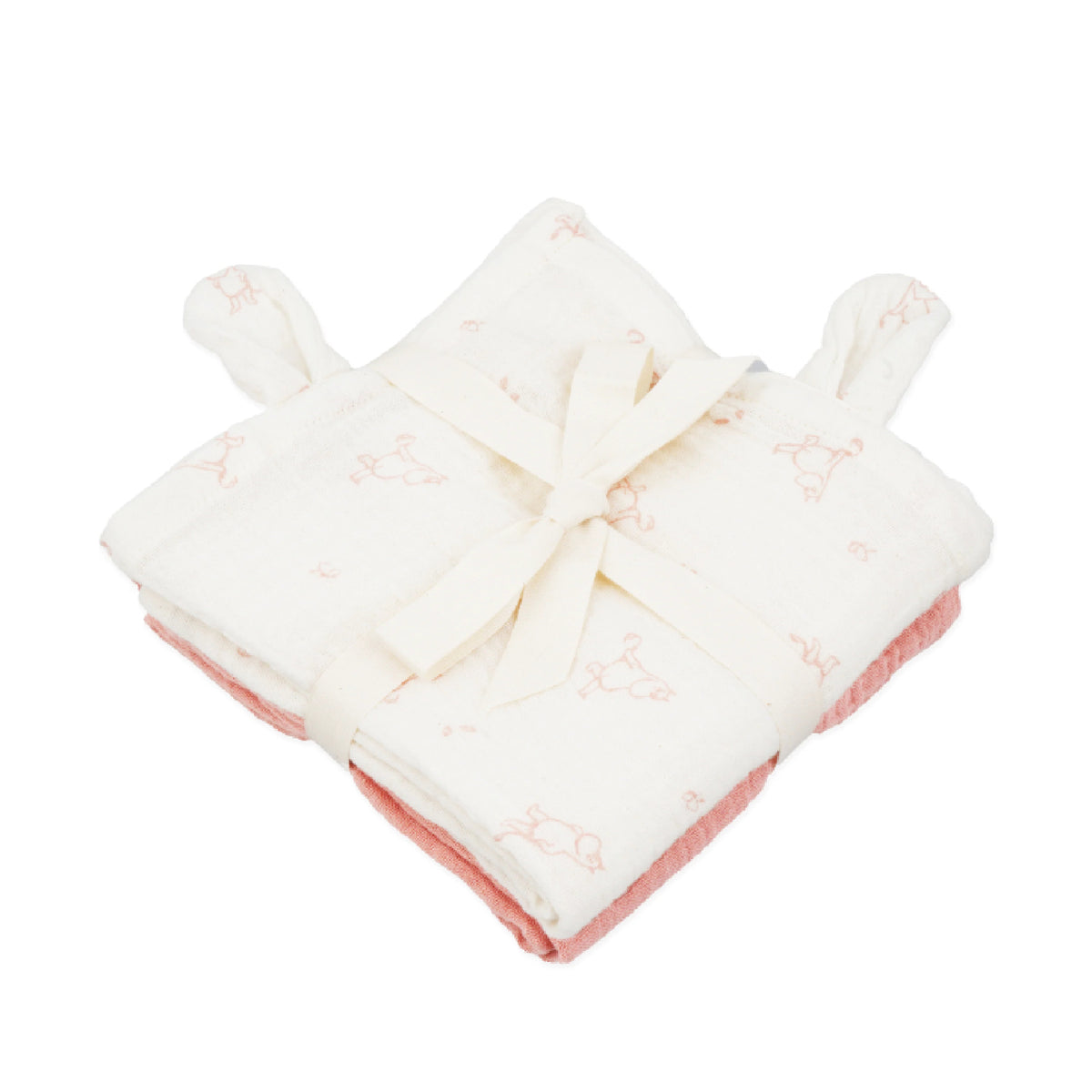 Moomin Baby Muslin Cloths Pink 2 pcs