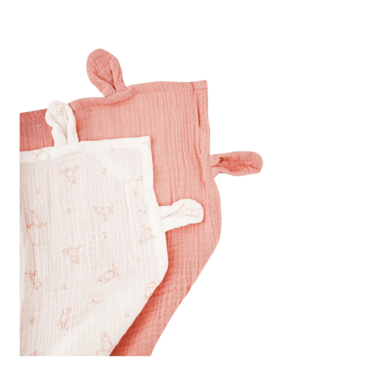 Moomin Baby Muslin Cloths Pink 2 pcs