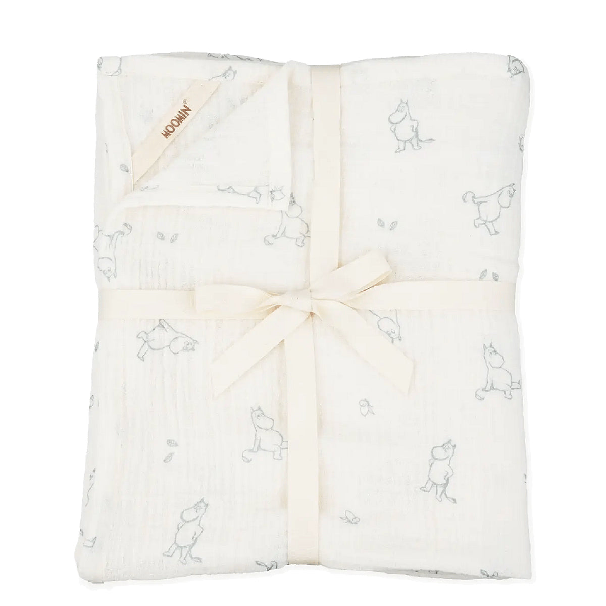 Moomin Muslin Swaddle Blanket Blue