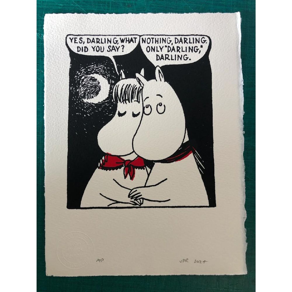 Jaxter Moonin Moomin Art Print Darling - The Official Moomin Shop - United Kingdom