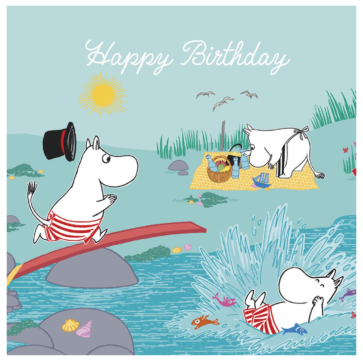 Greeting Card Birthday Splash