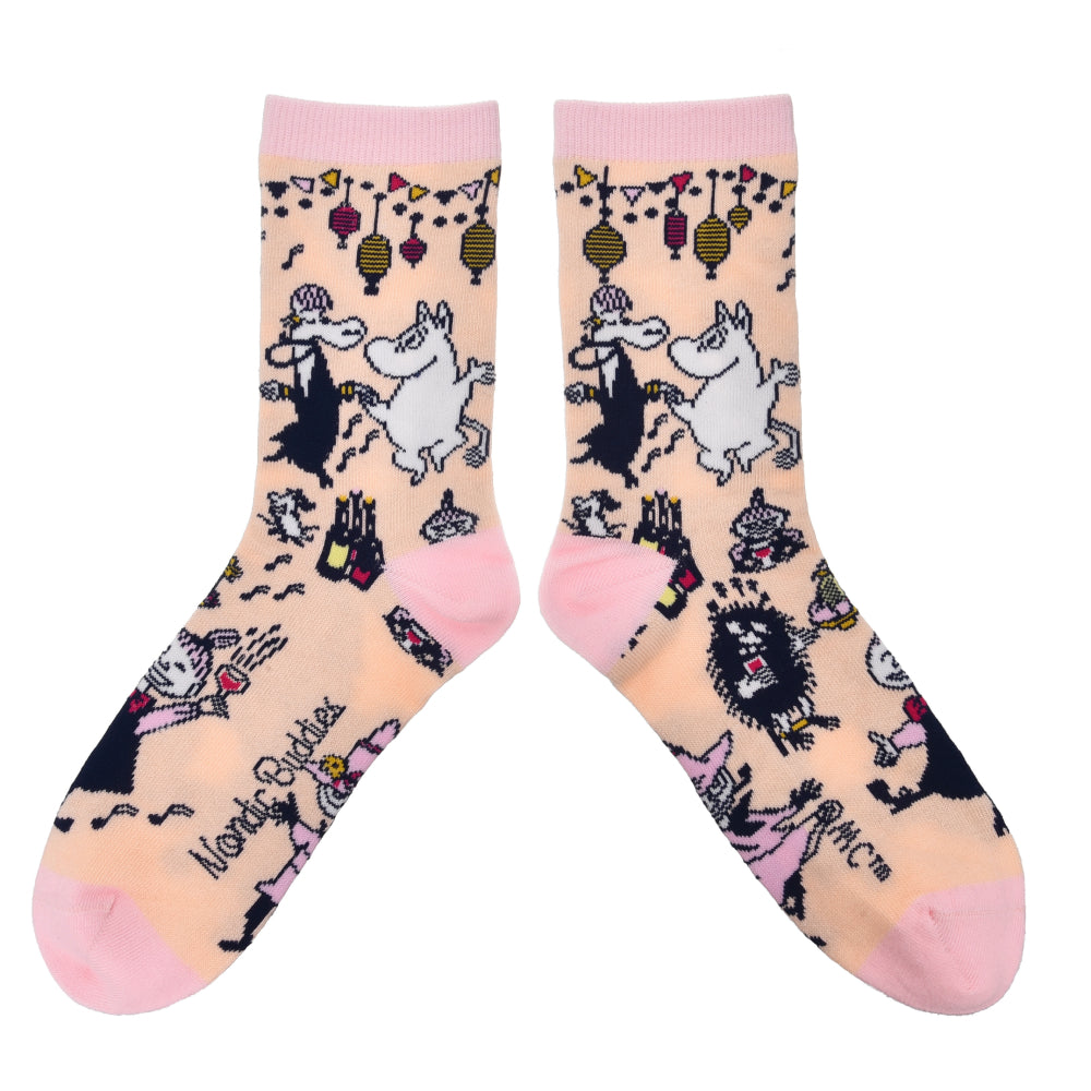 Moomin Socks Party Peach
