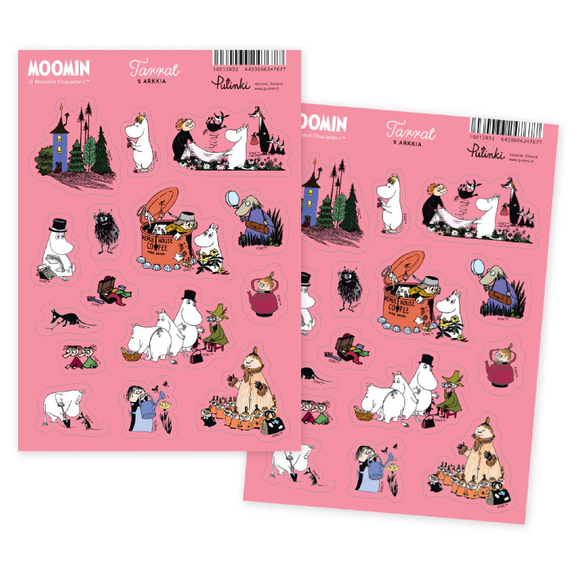 Moomin Adventure Sticker Set 2 Sheets