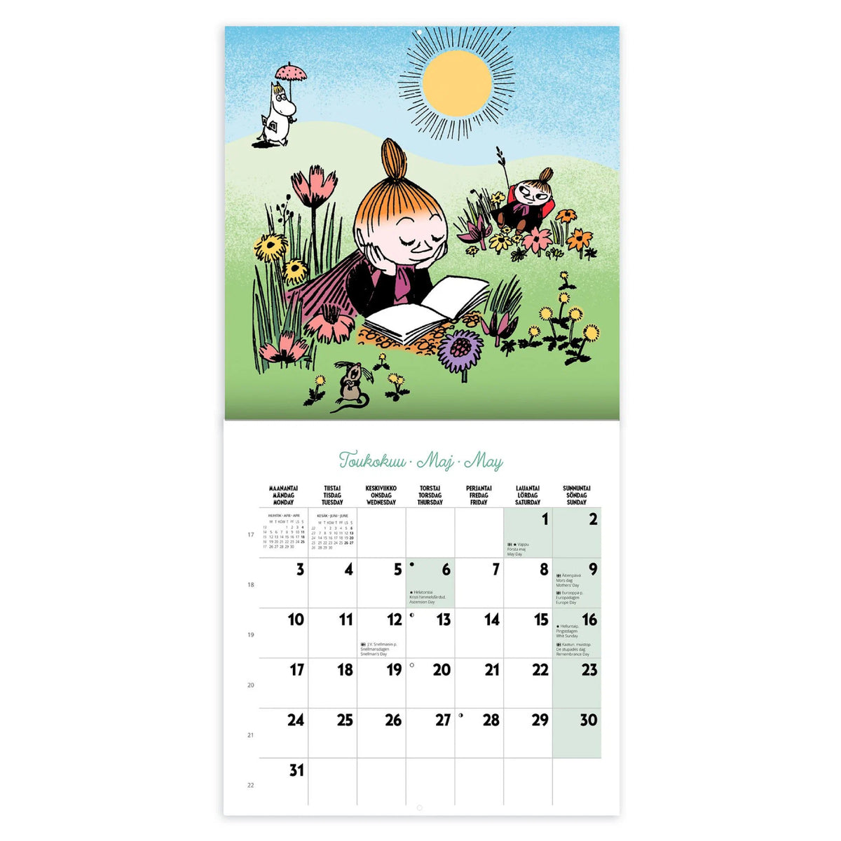 Moomin Mini Wall Calendar 2027