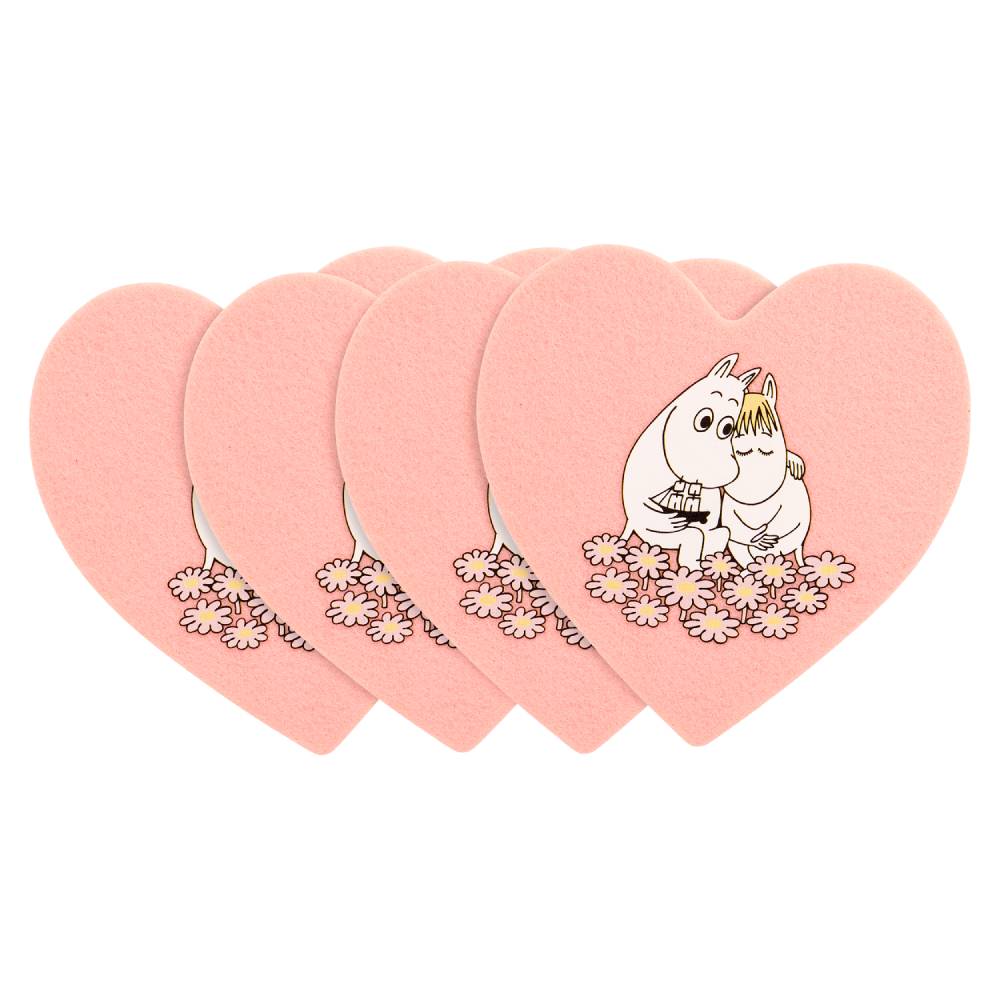 Moomin Together Coaster 4pcs - The Official Moomin Shop
