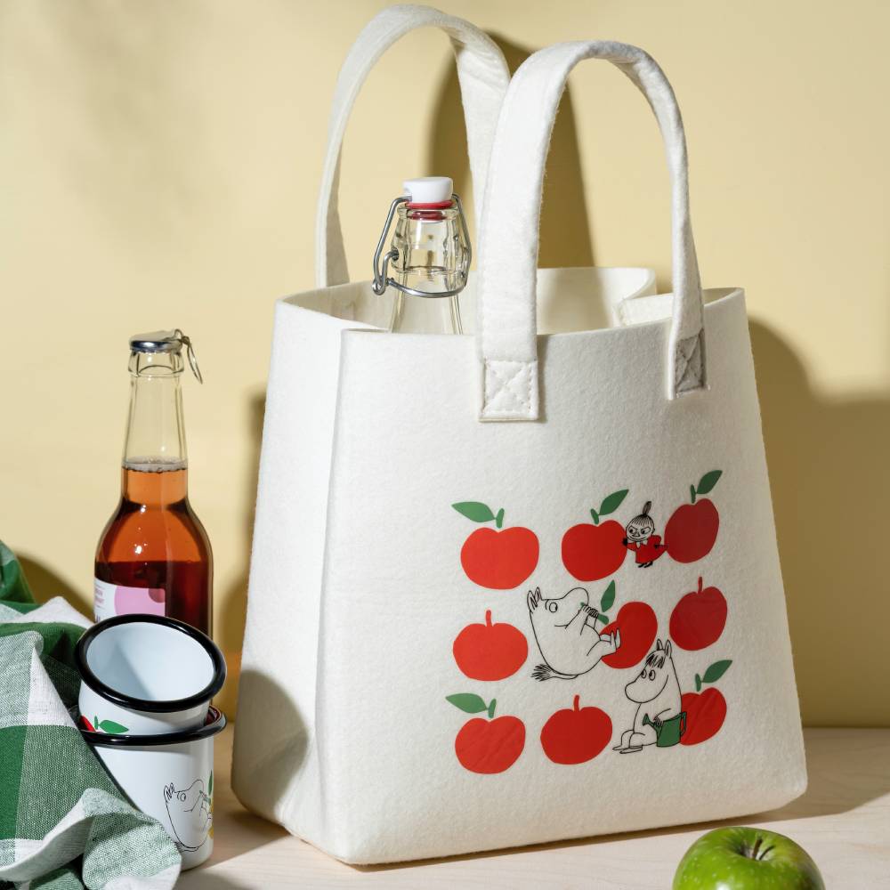 Moomin Joyfull Apples Totebag - The Official Moomin Shop