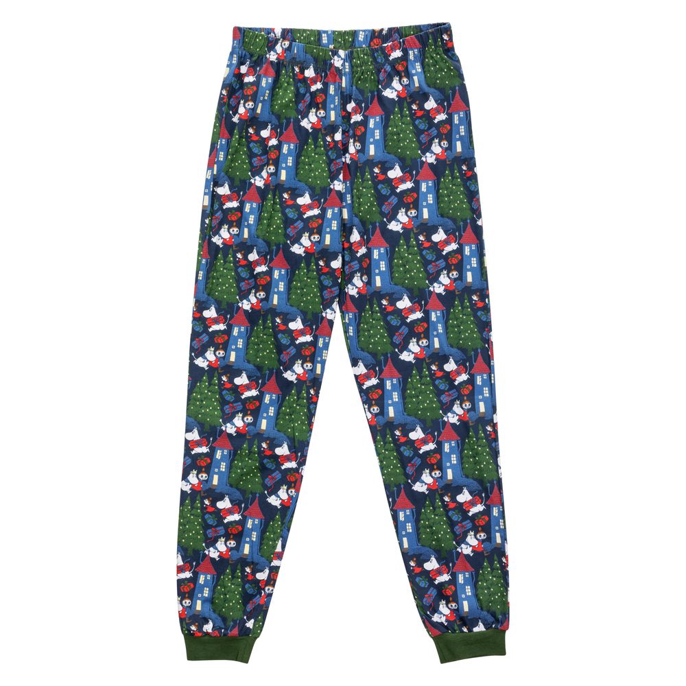 Moomin Bustling Women Pyjamas Blue - The Official Moomin Shop