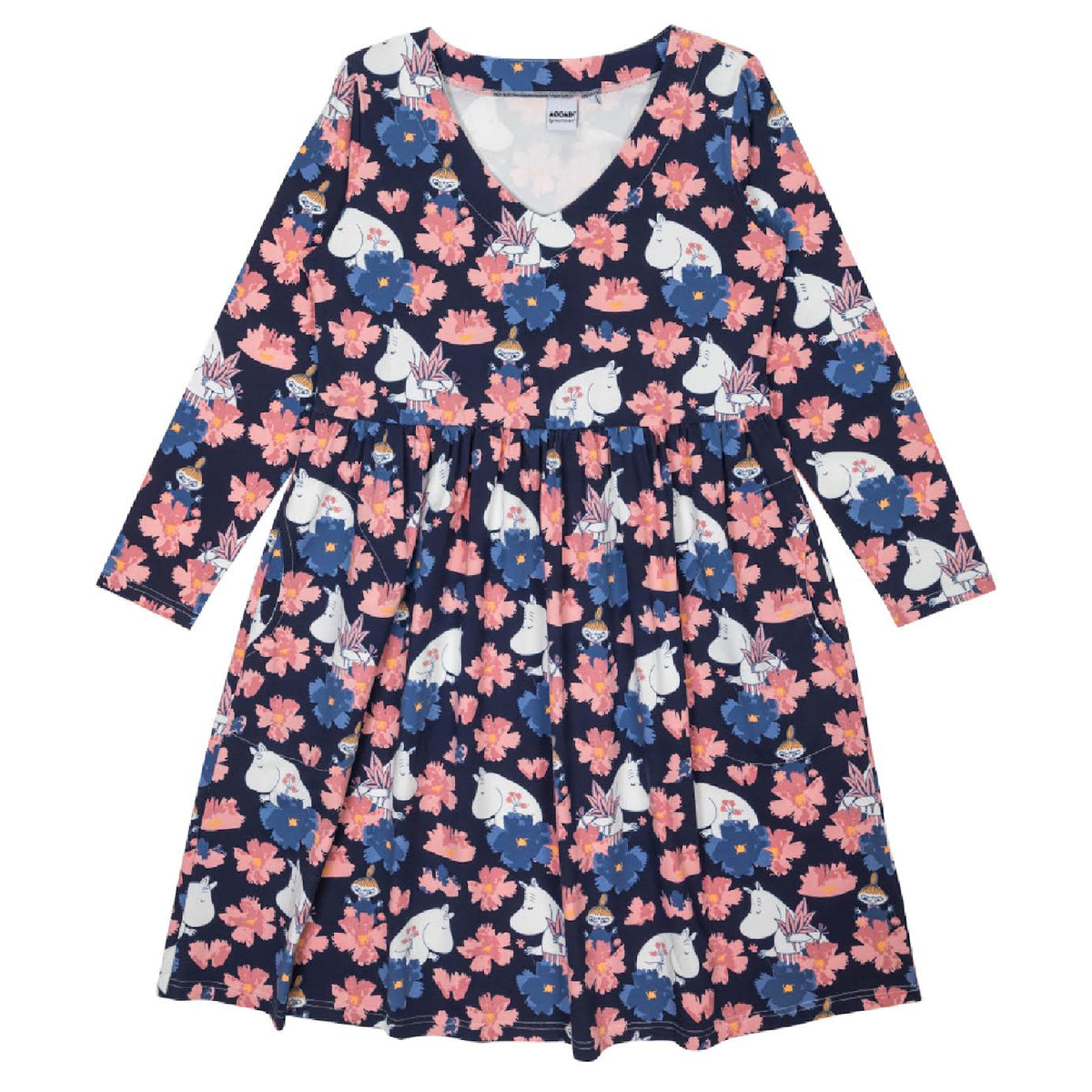 Moomin Dress Bouquet Blue
