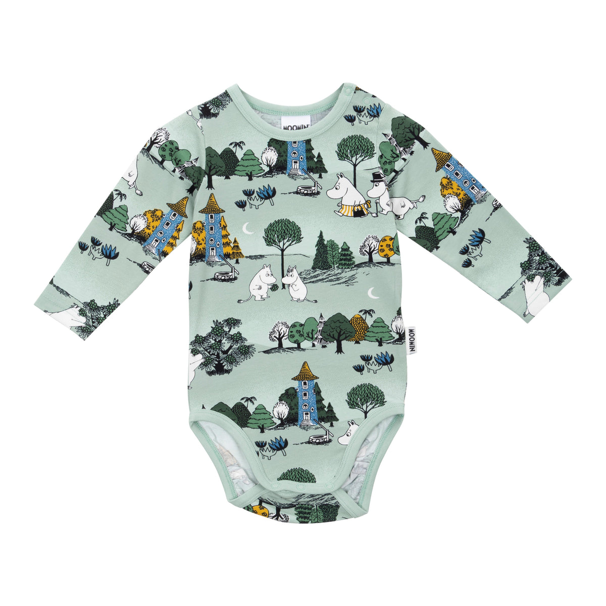 Moomin Moonlit Night Body Green - The Official Moomin Shop