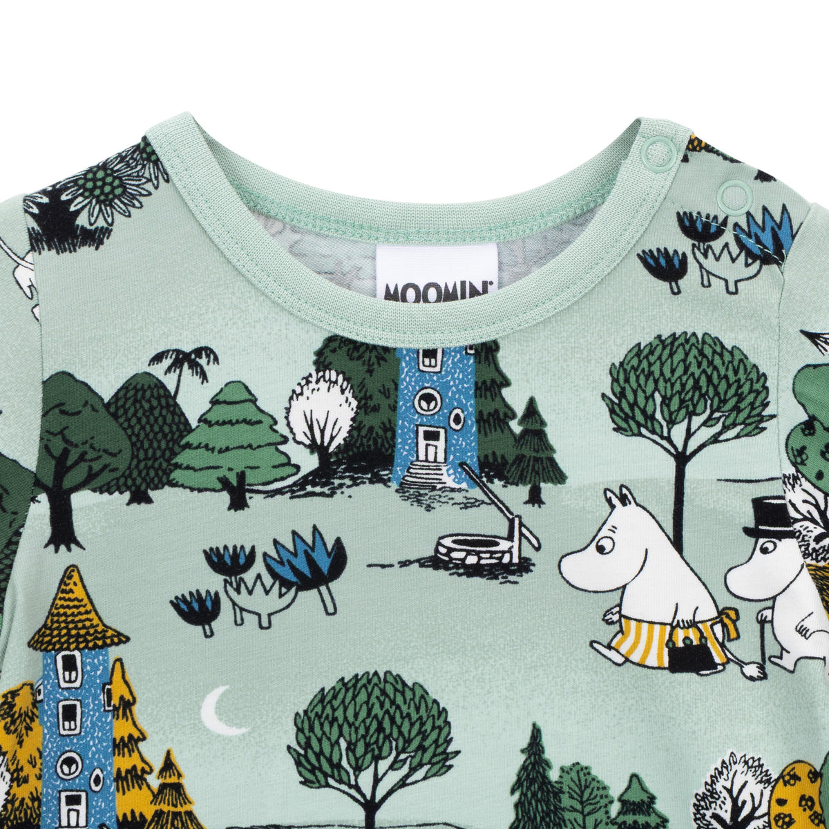 Moomin Moonlit Night Body Green - The Official Moomin Shop
