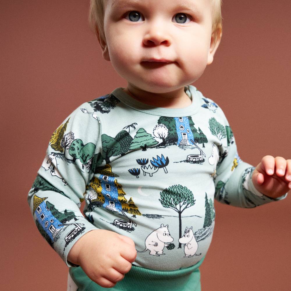 Moomin Moonlit Night Body Green - The Official Moomin Shop