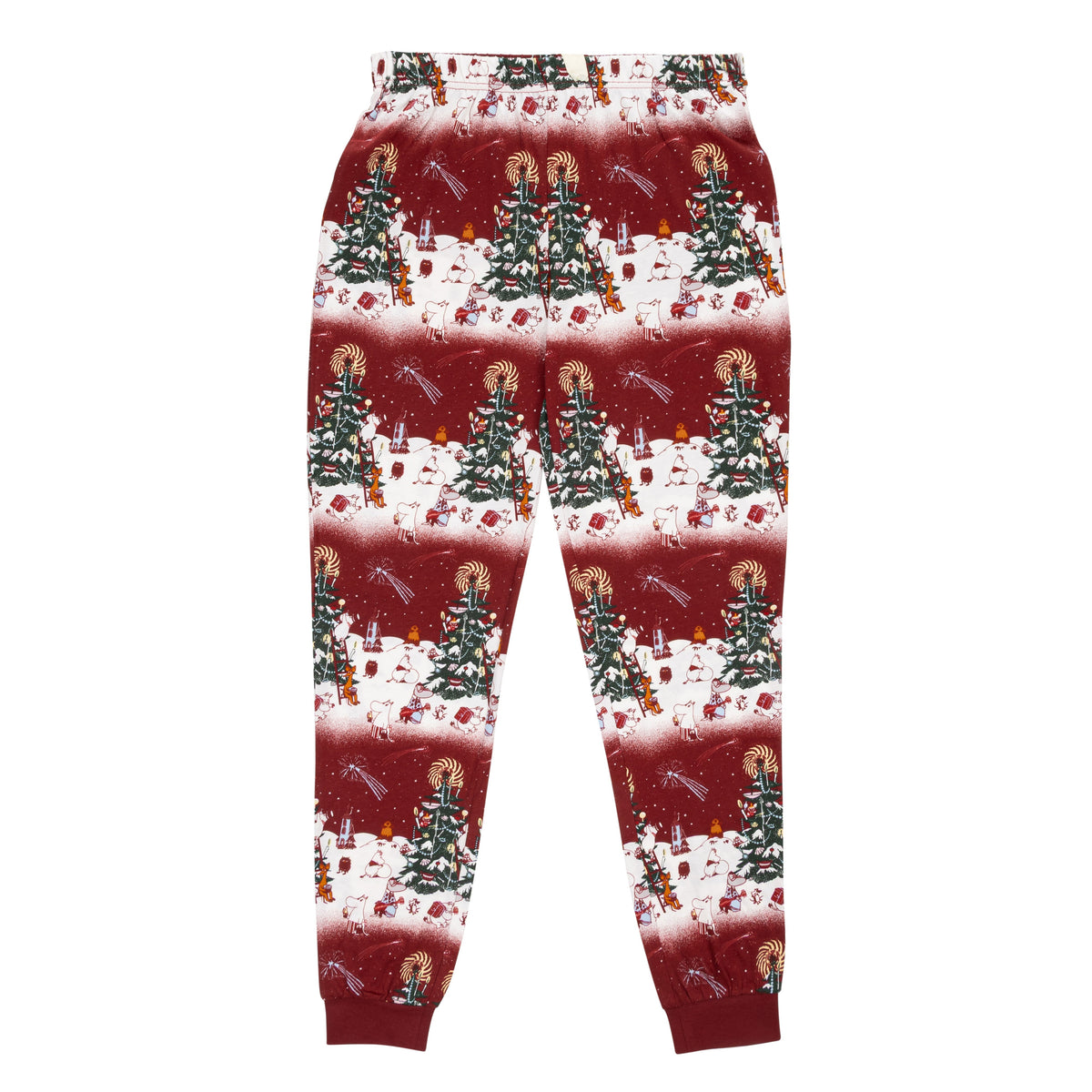 Moomin Yule Night Women Pyjamas Red - The Official Moomin Shop