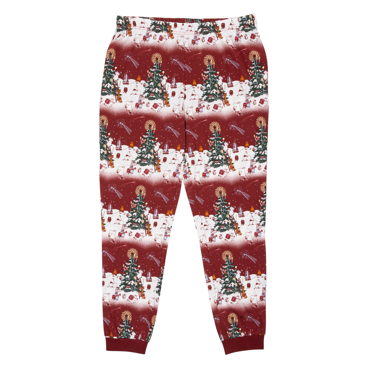 Moomin Yule Night Men Pyjamas Red - The Official Moomin Shop