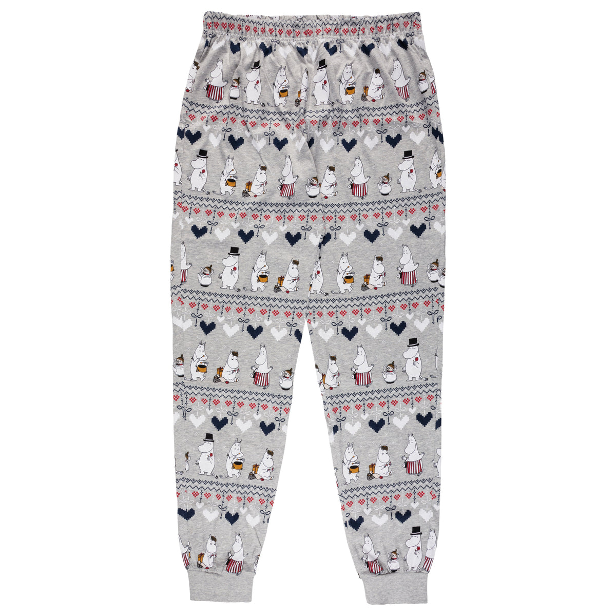 Moomin Winter Heart Women Pyjamas Grey - The Official Moomin Shop