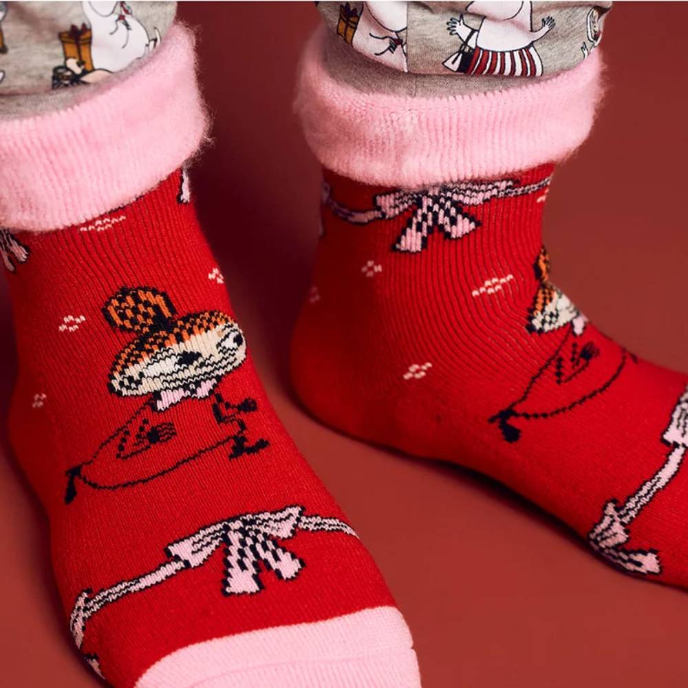 Little My Fluffy Socks Red