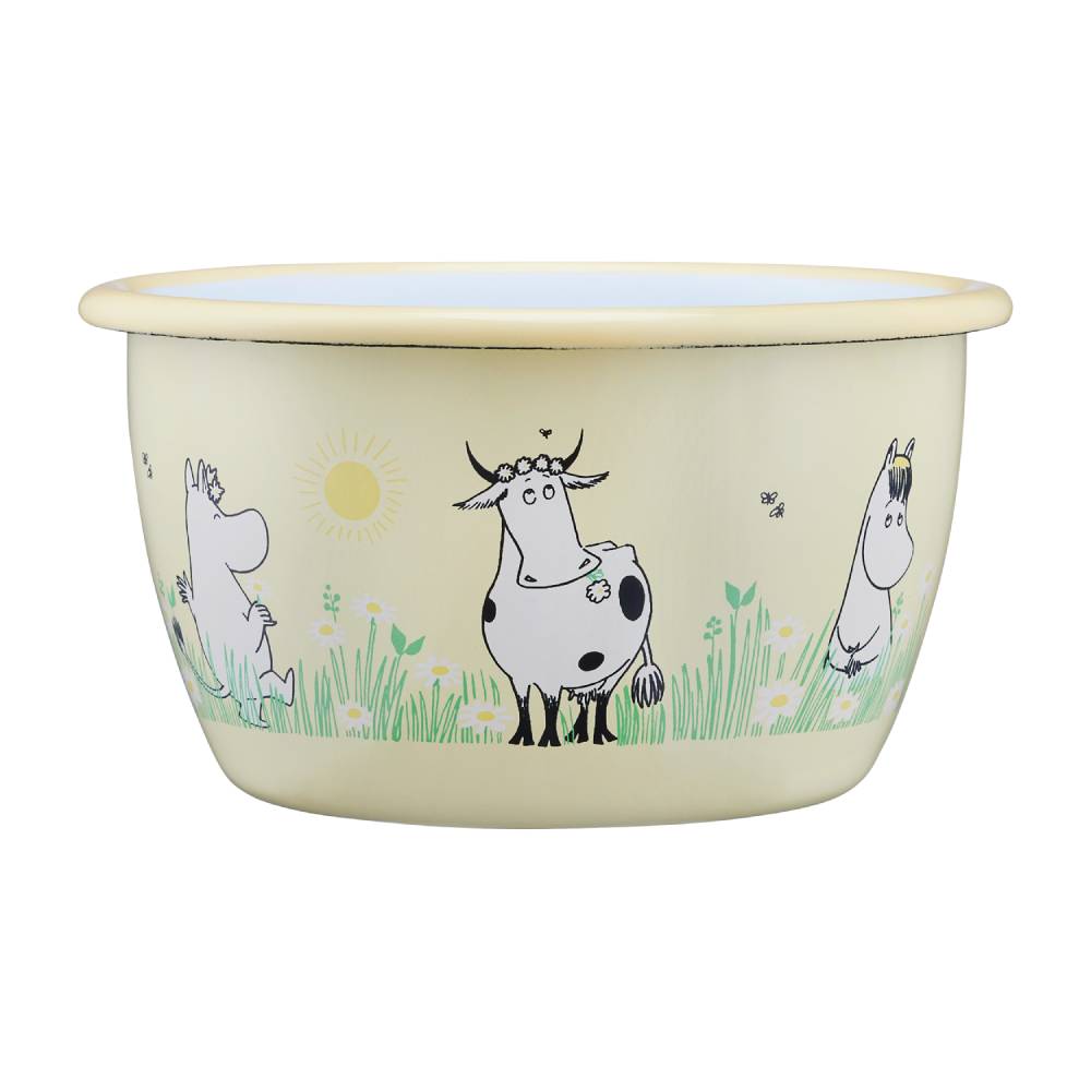 Moomin Meadow Bowl Yellow 3 dl