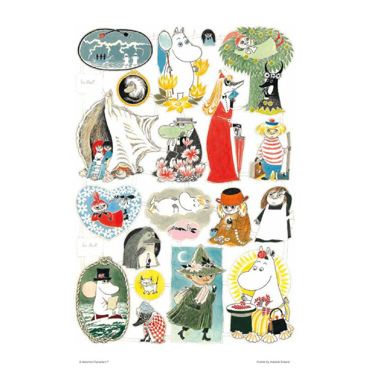 Moomin Poster Moomin Scrap Small
