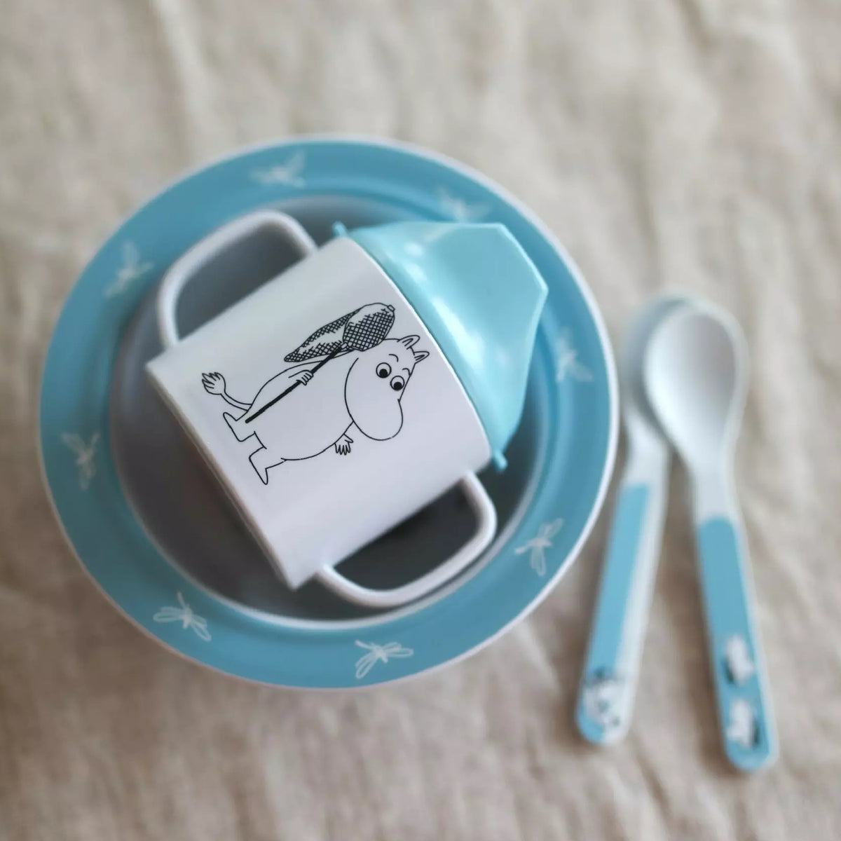 Moomin Water &amp; Bath Drinking Mug Blue