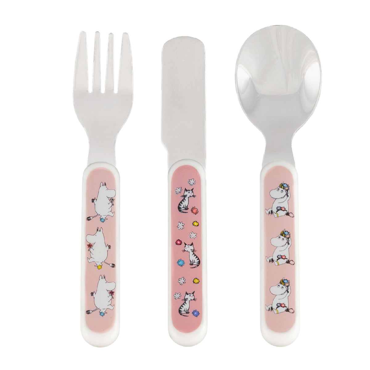 Children's Cutlery Set Moomin Meadow Pink