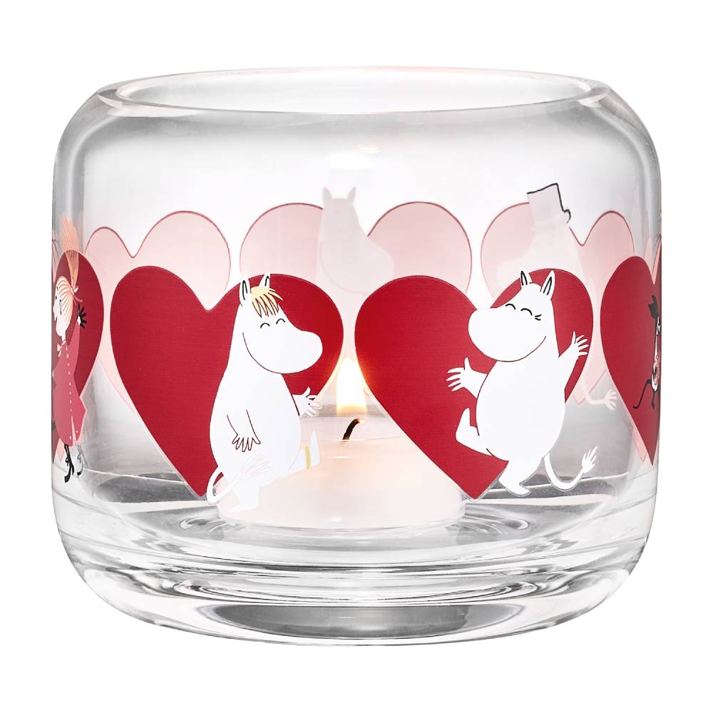 Moomin Heart Candle Holder 8cm - The Official Moomin Shop