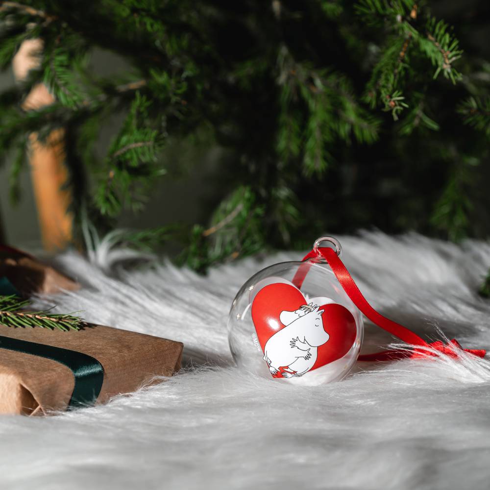 Moomin Heart Glass Bauble Bundle