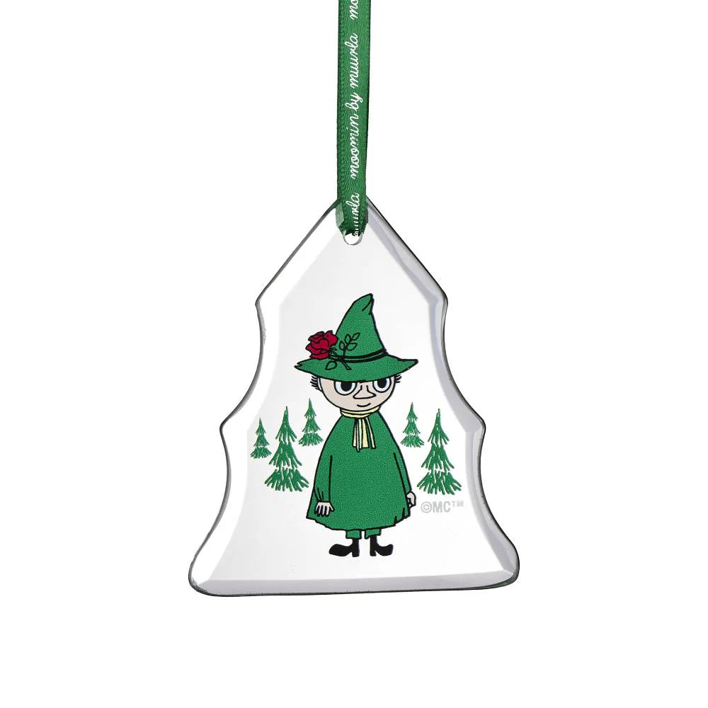 Moominmamma, Moominpappa, Little My & Snufkin Glass Ornaments Bundle