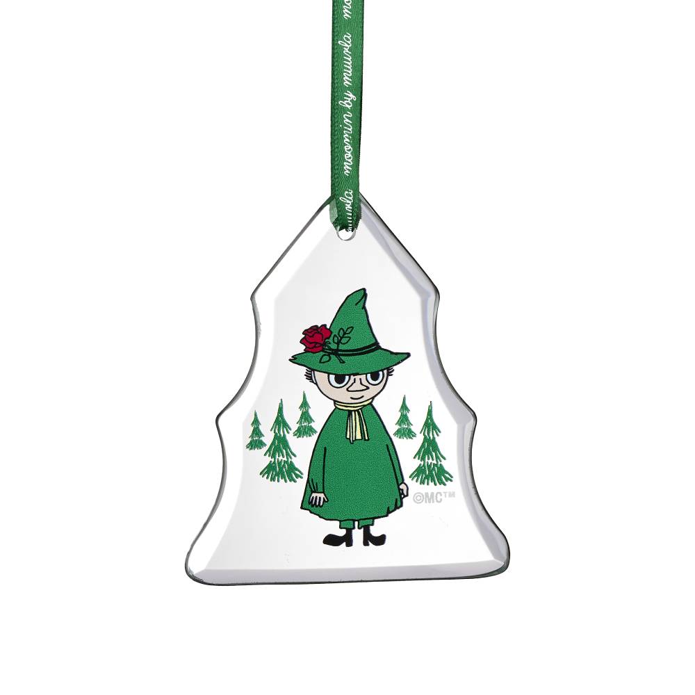 Snufkin Glass Ornament 8cm - The Official Moomin Shop