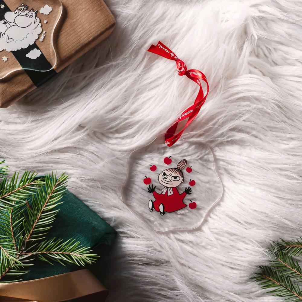 Moominmamma, Moominpappa, Little My & Snufkin Glass Ornaments Bundle