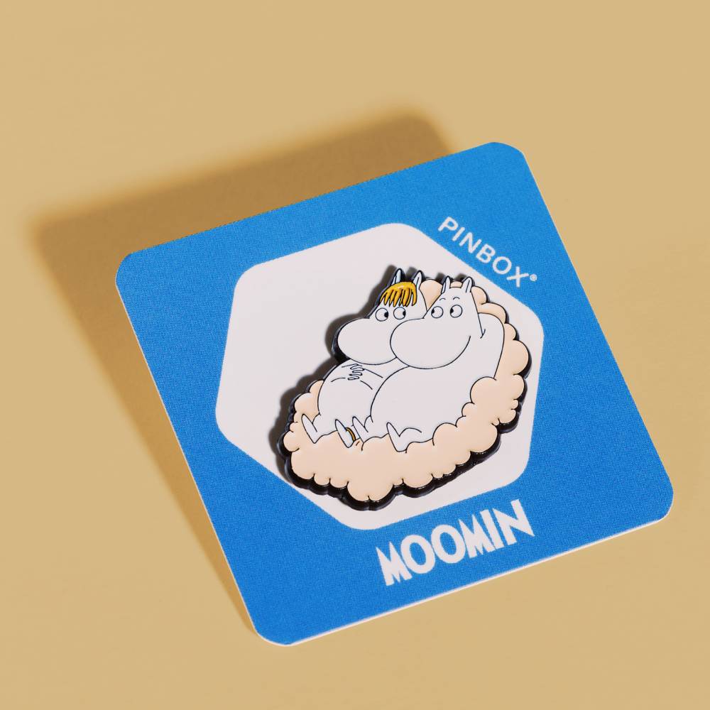 Moomintroll &amp; Snorkmaiden Cloud Pin