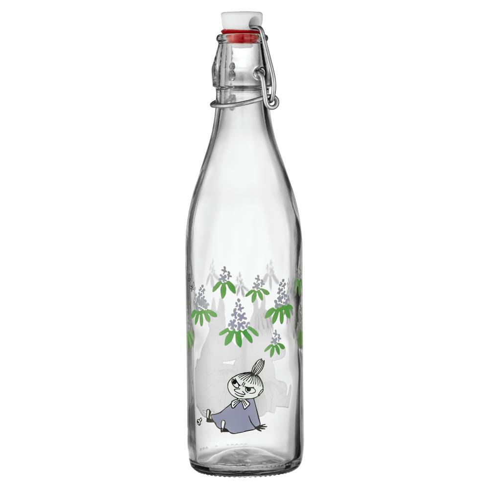 Moomin Elderberries Glass bottle 0,5L - The Official Moomin Shop